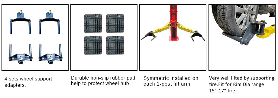 Wheel support adaptors no. 2086